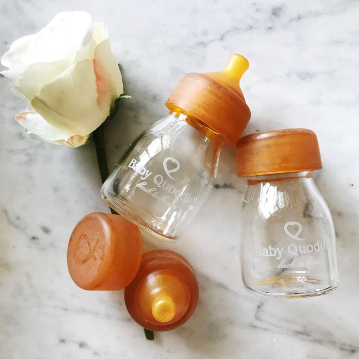 Baby Quoddle Glass Bottle Twin Pack 150ml