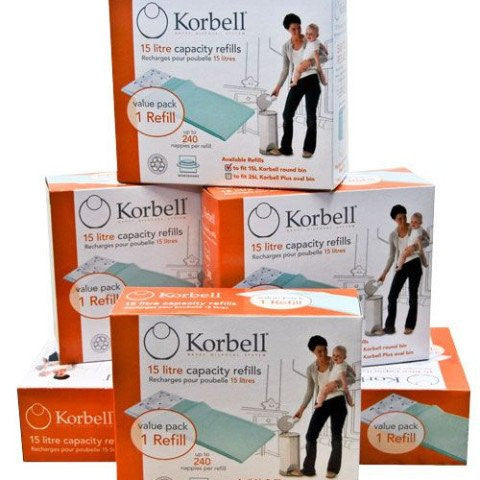 Korbell Nappy Disposal Refill - Baby Zone Online