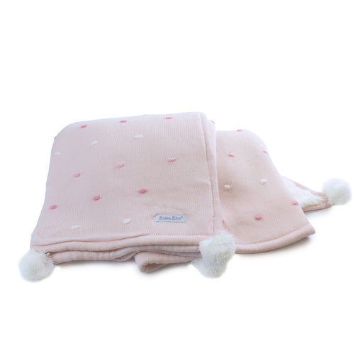 Bubba Blue Confetti Cot Knit Blanket