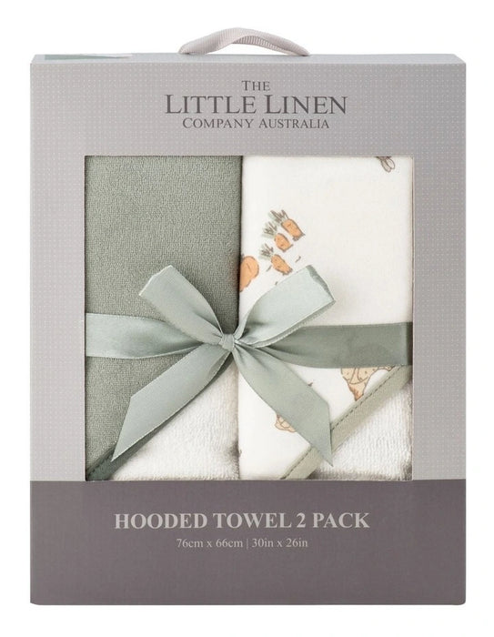 The Little Linen Company Hooded Towel 2pk