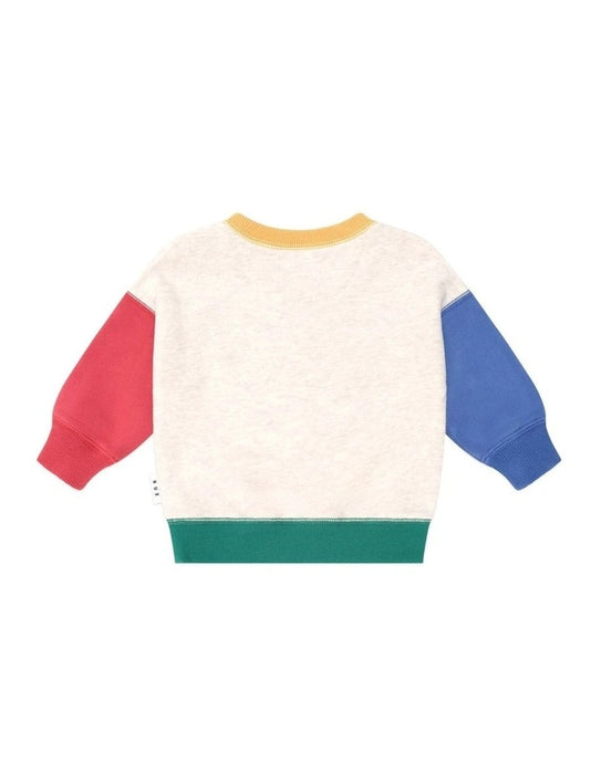 Huxbaby Furry Colour Block Sweatshirt