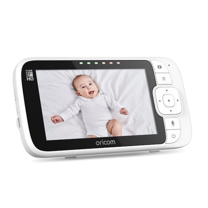 Oricom OBH650AI Skyview AI 5" Smart HD Baby Monitor with Cot Stand