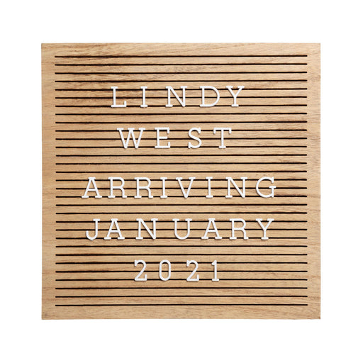 Pearhead Wooden Letter Board