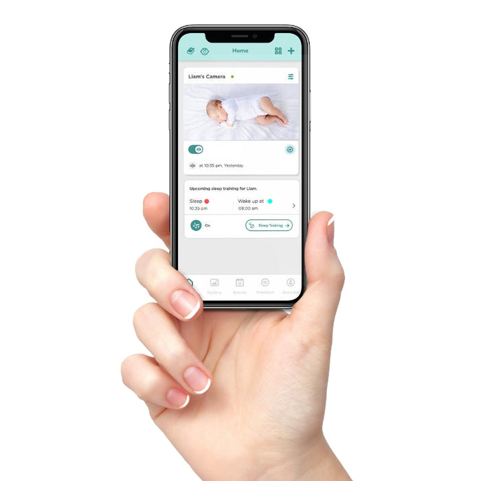 Oricom OBH650AI Skyview AI 5" Smart HD Baby Monitor with Cot Stand