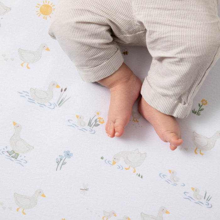 Living Textiles 2 Pack Jersey Cot Fitted Sheets