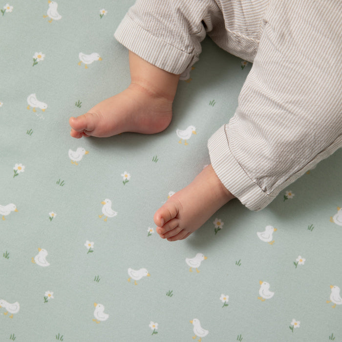 Living Textiles 2 Pack Jersey Cot Fitted Sheets