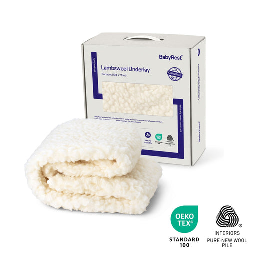 BabyRest Lambswool Portacot Underlay