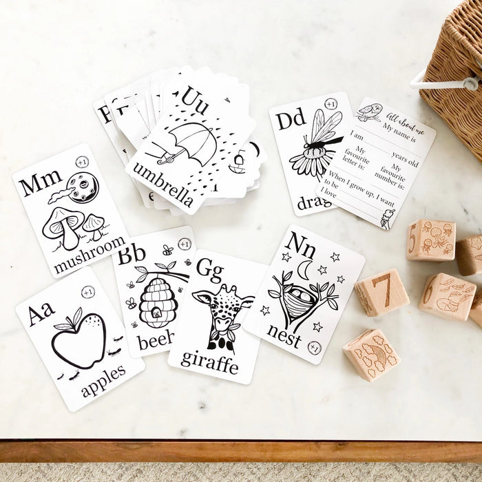 One Chew Three Alphabet & Number Flash Cards