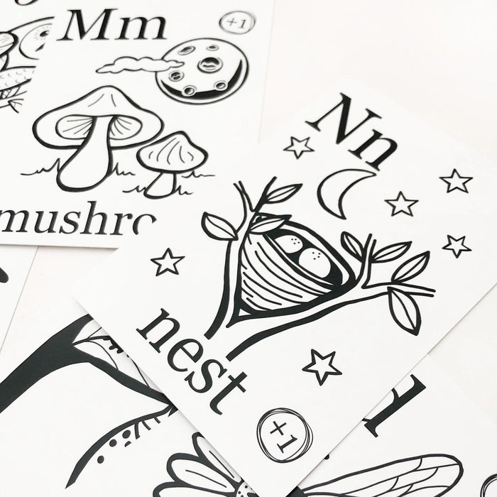 One Chew Three Alphabet & Number Flash Cards