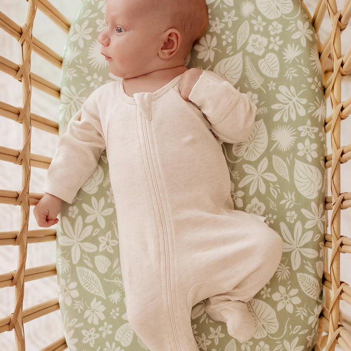 Fox & Fallow Organic Fitted Bassinet Sheet/Change Pad Cover