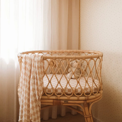 Fox & Fallow Organic Fitted Bassinet Sheet/Change Pad Cover