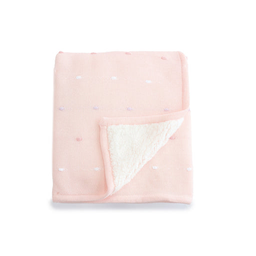 Bubba Blue Confetti Cot Knit Blanket
