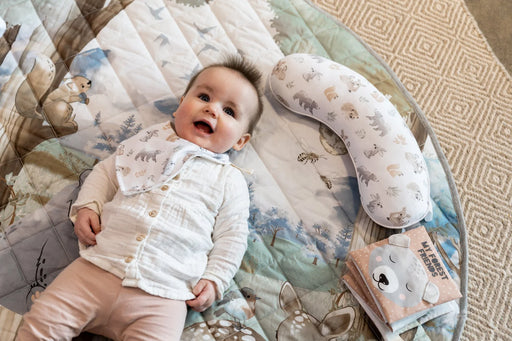 Mister Fly Water Resistant Playmat & Tummy Time Pillow