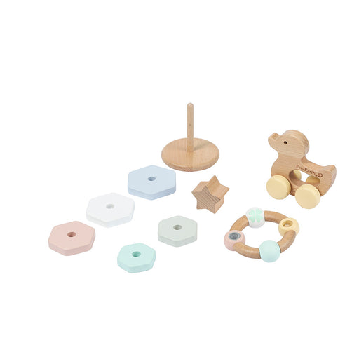 Everearth Wooden Baby Gift Set