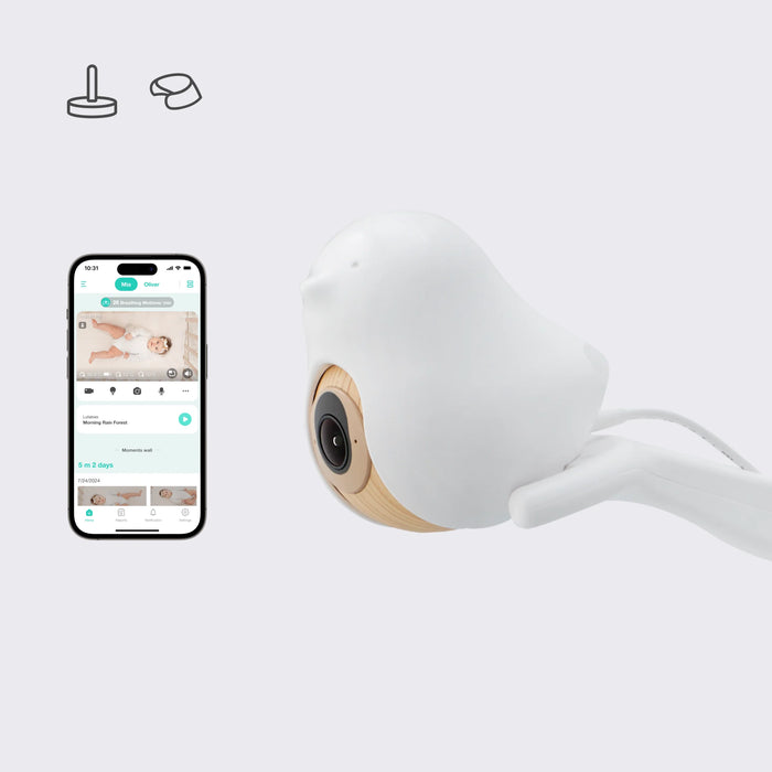 CuboAi Smart Baby Monitor 3 - Floor Stand Set