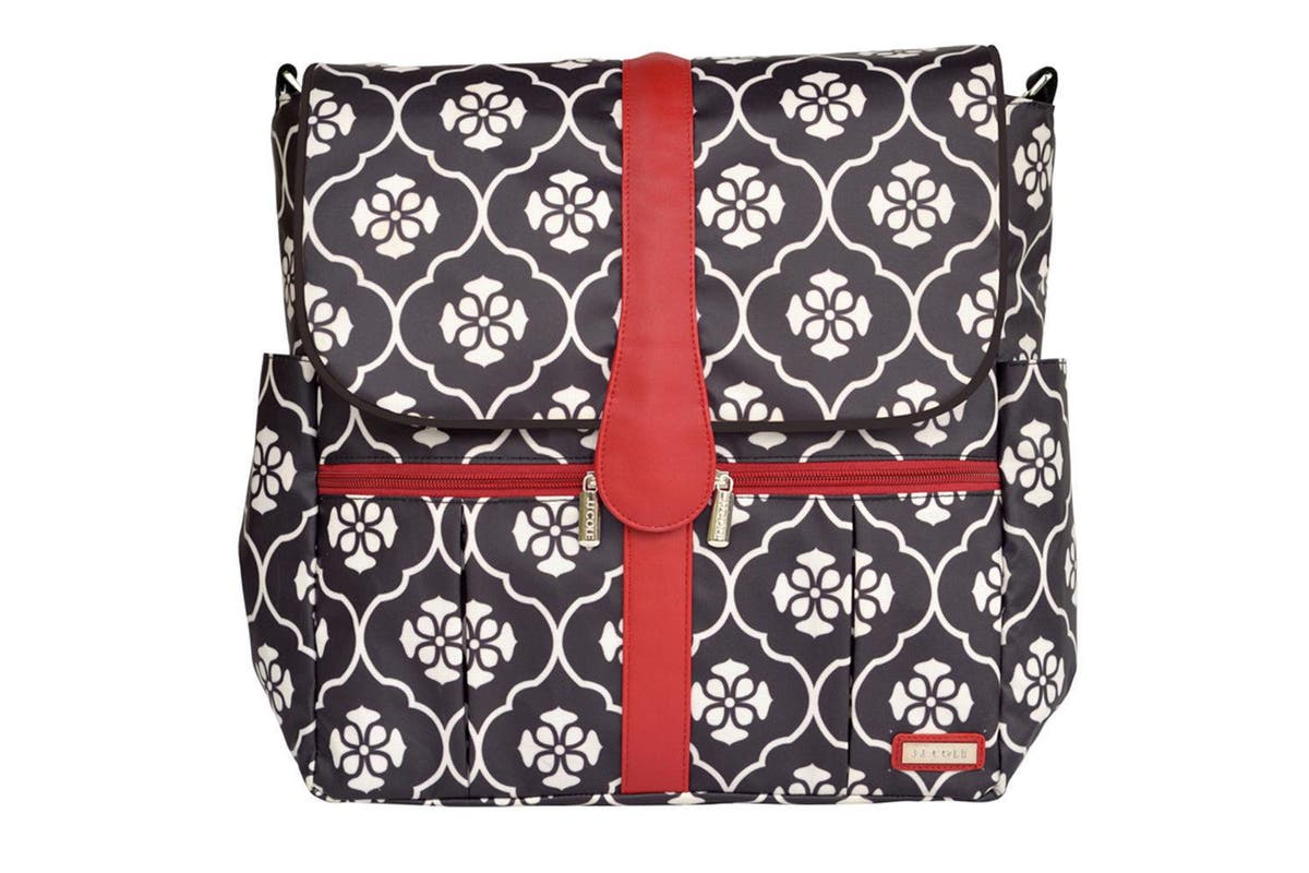 JJ Cole Black Floret Backpack Diaper Bag — Baby Zone