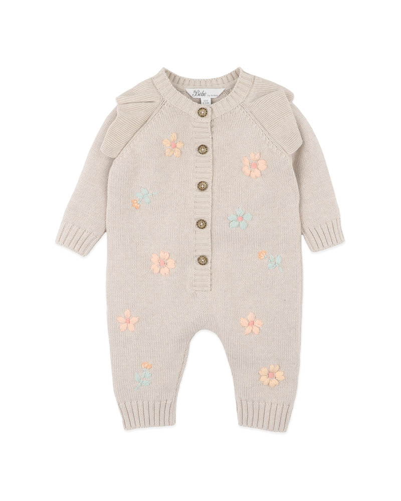 Bebe Fern Organic Knitted Romper