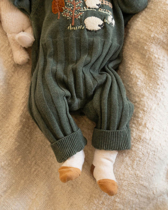 Bebe Hunter Farm Knitted Romper