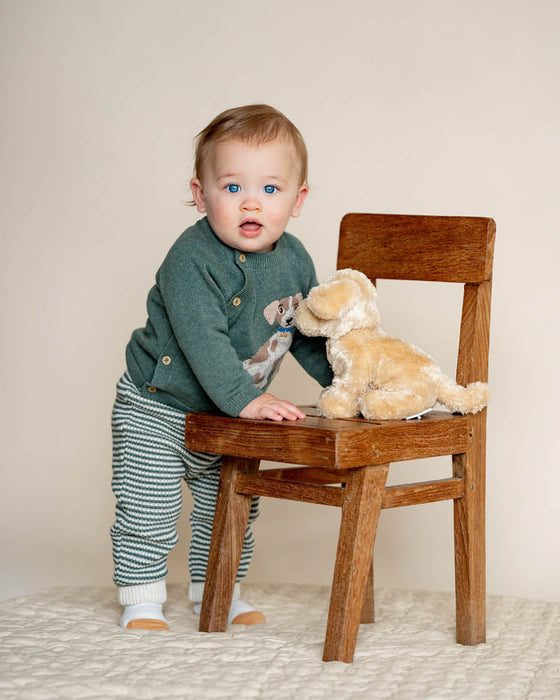 Bebe Otto Stripe Knitted Leggings