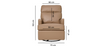 iL Tutto Leo Electric Recliner Glider - Ex Display