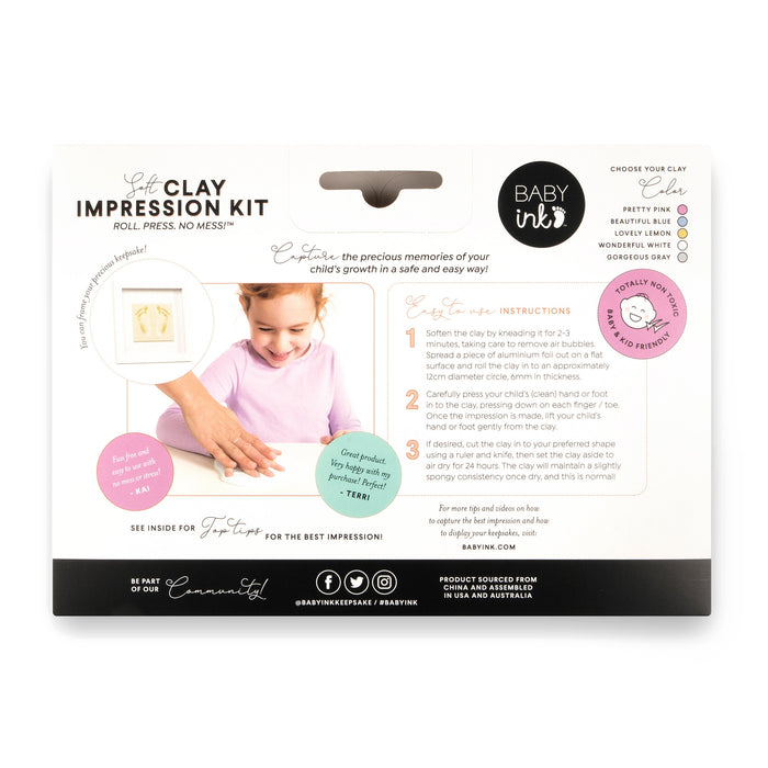 BABYink Clay Impression Kit