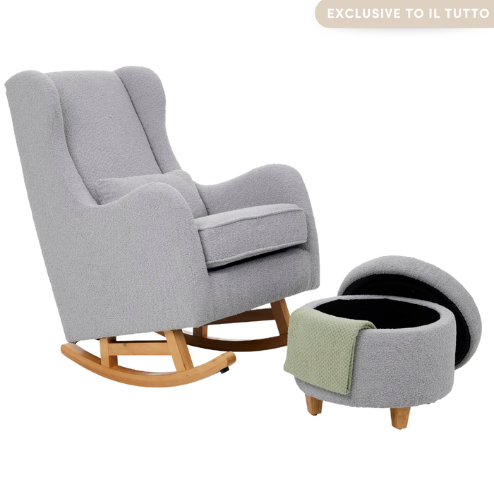 Centreville rocking chair with ottoman hot sale