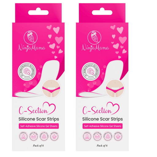 Ninja Mama Transparent C-Section Silicone Scar Strips