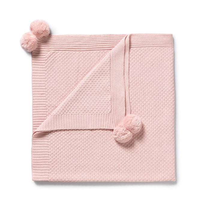 Wilson & Frenchy Organic Knitted Bubble Blanket