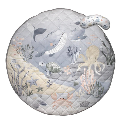 Mister Fly Water Resistant Playmat & Tummy Time Pillow