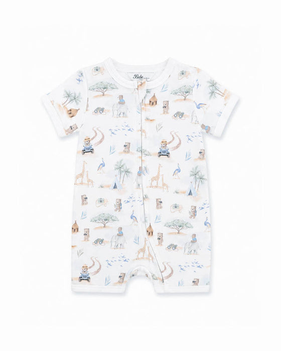 Bebe Brady Zip Romper