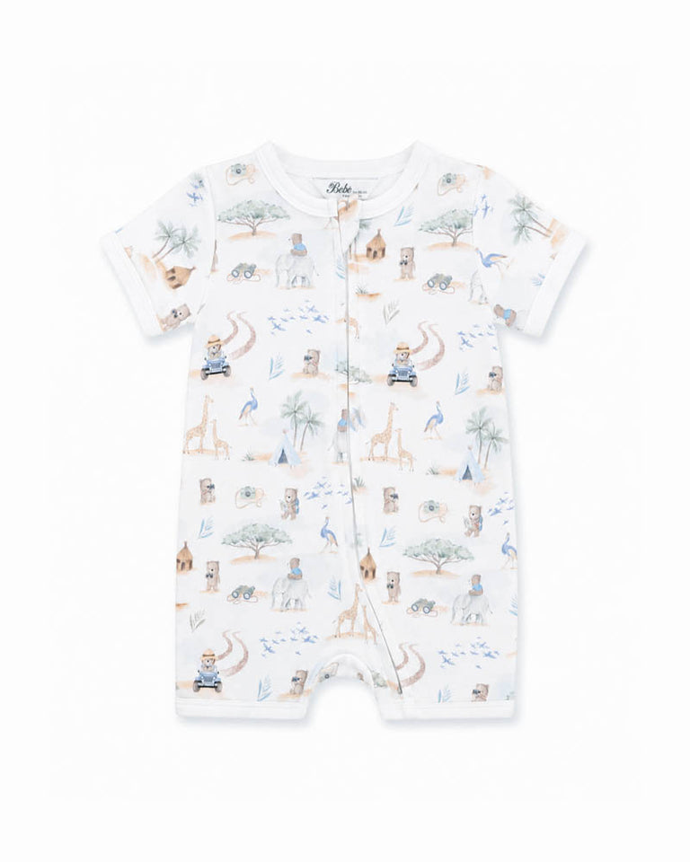 Bebe Brady Zip Romper