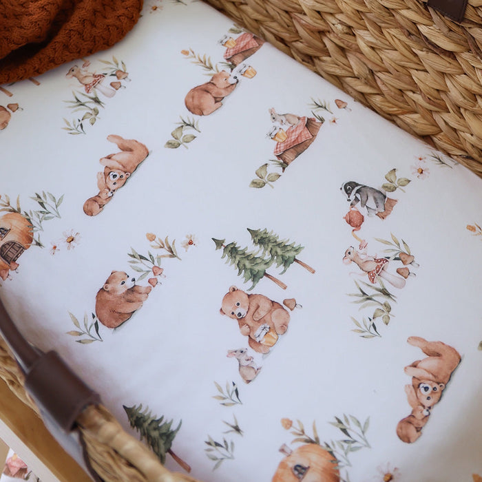 Snuggle Hunny Bassinet Fitted Sheet / Change Pad Cover