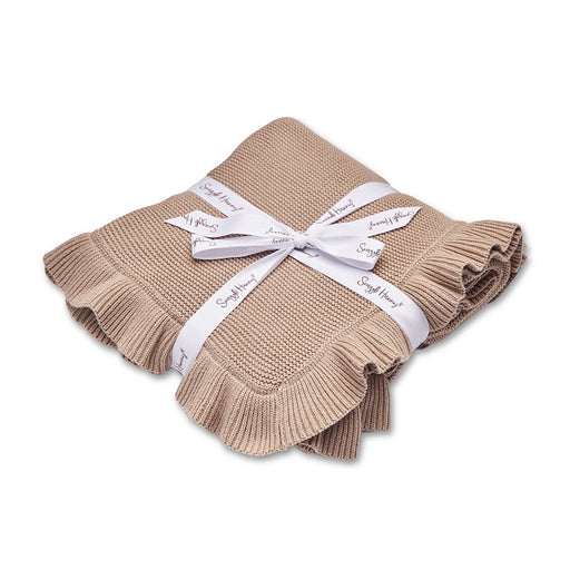 Snuggle Hunny Ruffle Knit Organic Blanket
