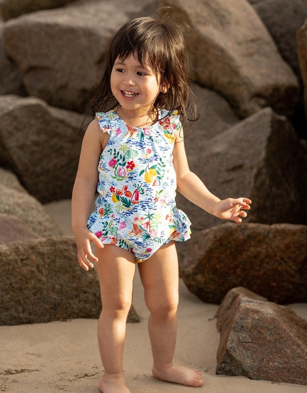 Bebe Addison Print Swimsuit