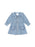 Huxbaby Vintage Bow Collar Denim Dress