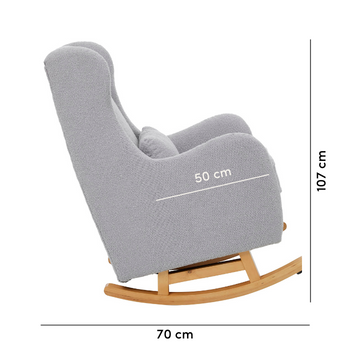Il Tutto Olivia Rocking Chair with Ottoman
