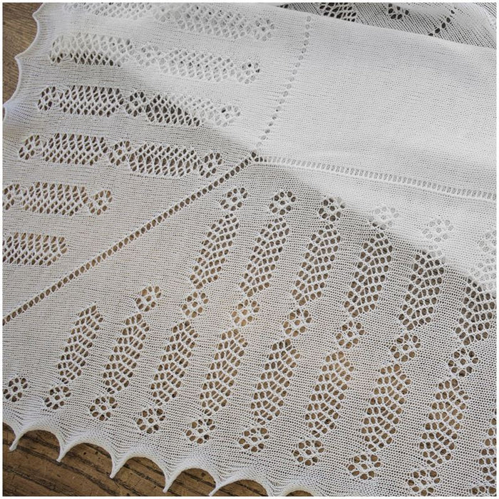 G.H. Hurt & Son Nottingham Lace Knitted Baby Shawl