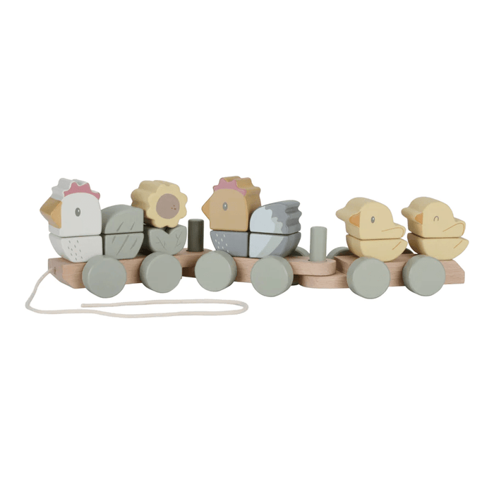 Little Dutch Little Farm Stacking Train Chicken