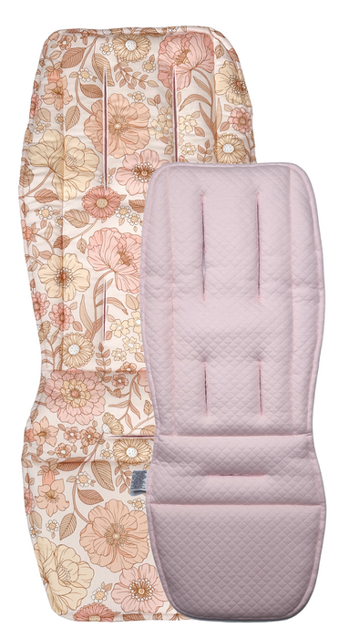 Wonderland4Children Reversible Pram Liner Baby Zone