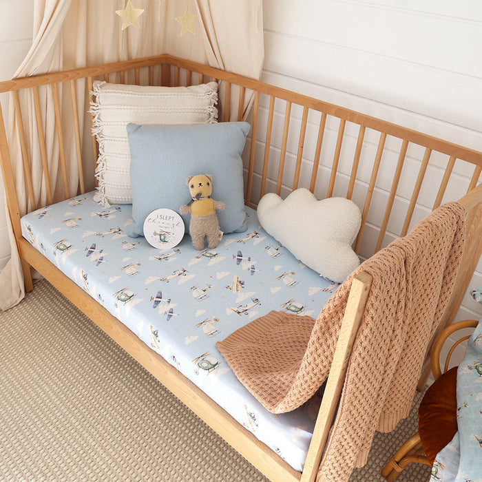 Snuggle Hunny Cot Fitted Sheet