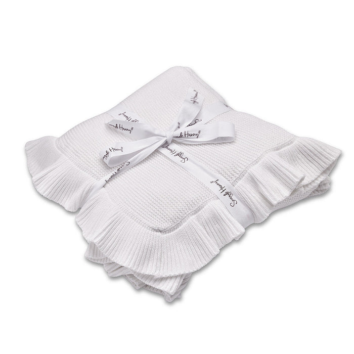Snuggle Hunny Ruffle Knit Organic Blanket