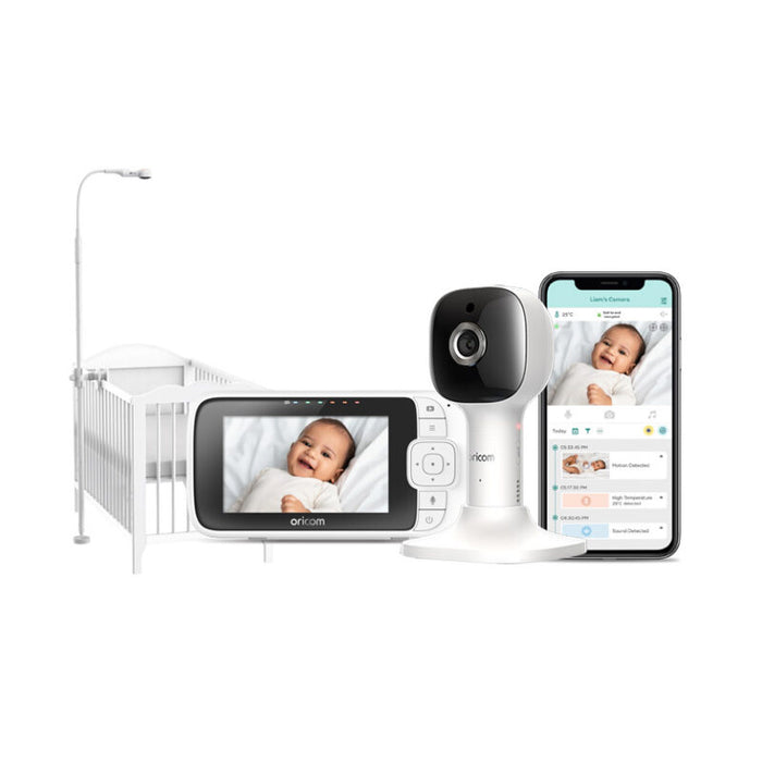Oricom 4.3" Smart HD Nursery Pal Skyview Baby Monitor with Cot Stand