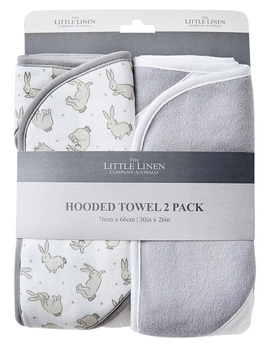 The Little Linen Company Hooded Towel 2pk