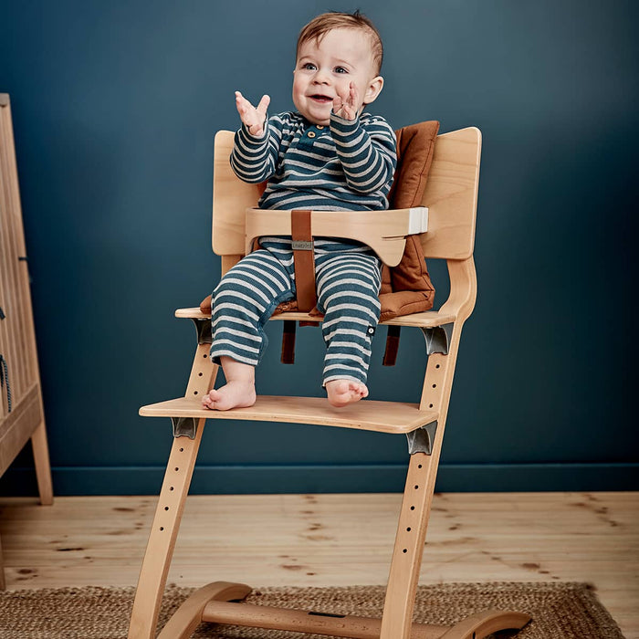 Leander High Chair Including Safety Bar, Cushion + Tray