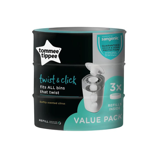 Tommee Tippee Twist & Click Cassette 3 pack