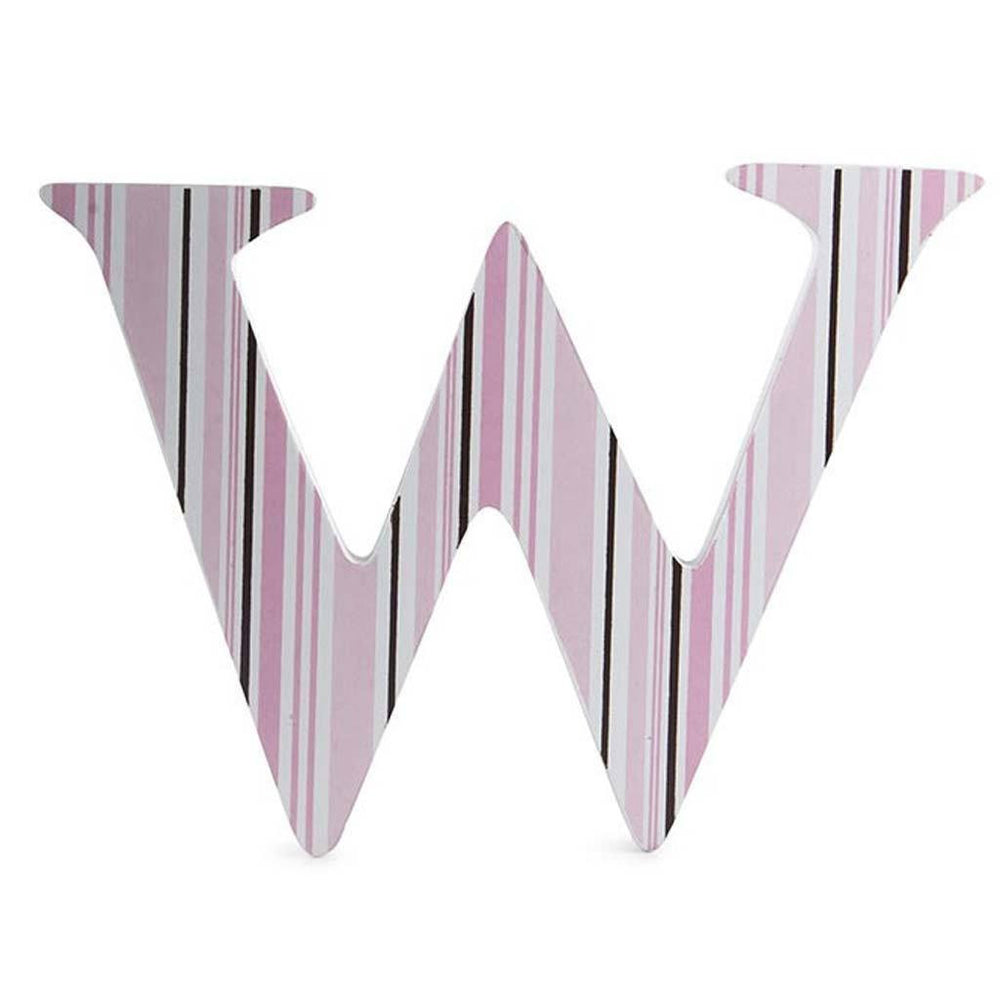 Kidsline Hanging Letters - Pink Stripe