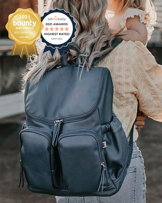 OiOi Vegan Leather Nappy Backpack — Baby Zone - Main Image