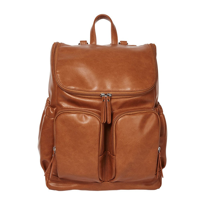 OiOi Faux Leather Nappy Backpack