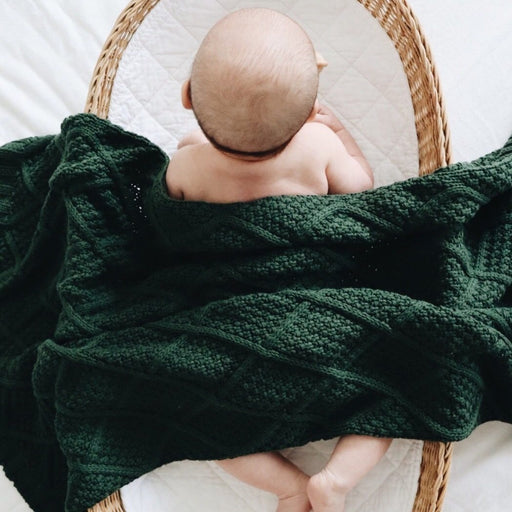 Snuggly Jacks Organic Knitted Blanket