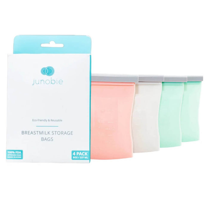 Junobie Reusable Eco-Friendly Breastmilk Bags 4pk